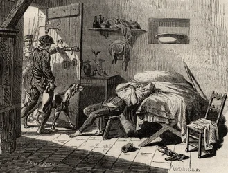 La mort de Condorcet en prison le 28 mars