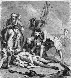 La mort de James Wolfe sur les plaines d