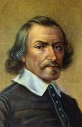 portrait du médecin anglais Sir William Harvey.1578-1657