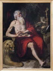 Saint Jérôme méditant