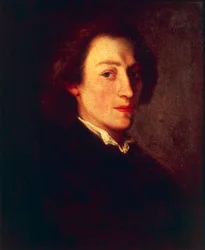 France, Versailles, Portrait du compositeur et pianiste polonais Frédéric Chopin (1810 - 1849)