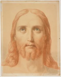 Étude pour le « Christus Consolator » (recto) ; Étude d