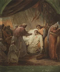 La dernière communion de saint Louis