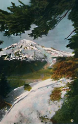 Mont Tacoma depuis Eagle Peak, Washington, vers 1916