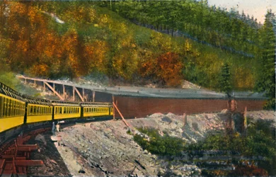 Abris à neige dans les montagnes Cascade, vers 1916