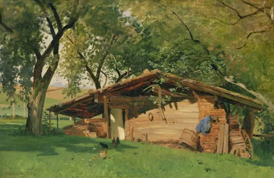 Une cabane à Chiemsee, 1872