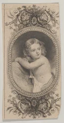 Motif de billet de banque : portrait d