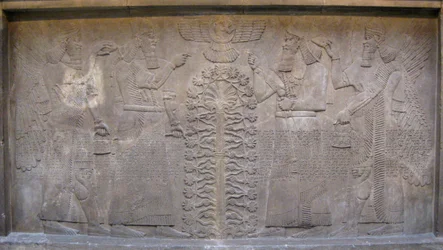 Relief avec deux figures d