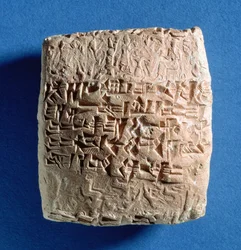Tablette enregistrant une vente de grain de Kultepe, Turquie, assyrienne, XIXe siècle av. J.-C.