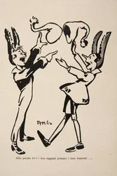 Pinocchio et Candlewick, illustration de "Pinocchio".
