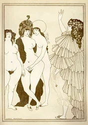Aubrey BEARDSLEY (1872-1898) illustration pour "Lysistrata" (411 av. J.-C.) d