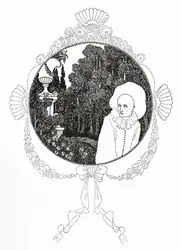 Cul-de-lampe, illustration pour 