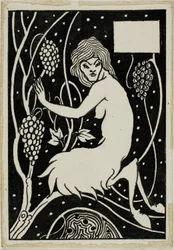 Étude décorative : Satyre
