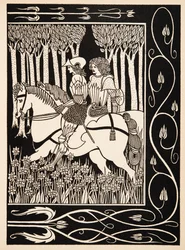 Comment le roi Marc et sir Dinadan entendirent sir Palomides exprimer une grande tristesse et un grand deuil à l