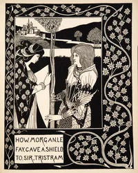 Comment Morgane Le Fay a donné un bouclier à Sir Tristram