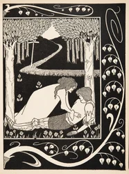 Comment Sir Launcelot a été connu par Dame Elaine, 1894 (gravure)