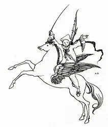 Puck sur Pégase, 1894