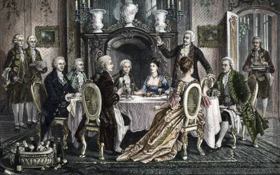 Dîner chez Emanuel Schikaneder pour Wolfgang Amadeus Mozart