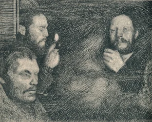 Une fumée dans la cuisine du Fram, vers 1893-1896, 1897