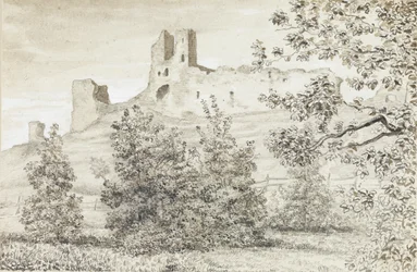 Vue des Ruines du Château de Rakvere, 1828