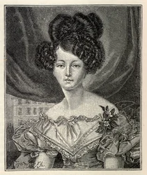 Augusta de Saxe-Weimar-Eisenach en tant que Princesse de Prusse, 1829