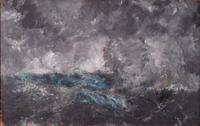 Tempête dans les skerries. "Le Hollandais volant"
