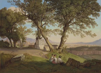 Vue de Rome depuis la Villa Mattei