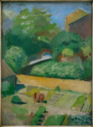 Vue sur le jardin voisin (Bonn)
