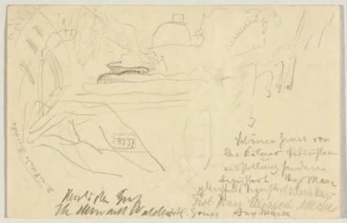 La calèche secouante, carte postale à Wassily Kandinsky à Odessa