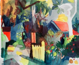 Paysage avec arbre clair