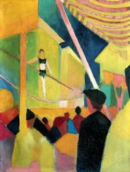 Funambule, vers 1913