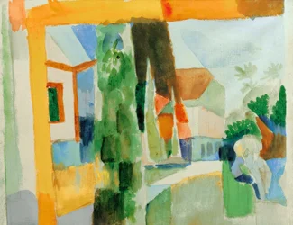 Notre jardin au bord du lac 4