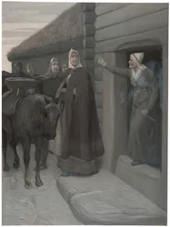 Illustration tirée de la « Saga de Njal »