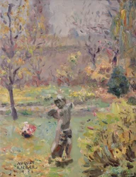 Paysage de parc August Rieger