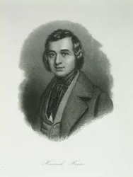 Portrait du poète Heinrich Heine 1797-1856, 1842