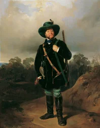 Josef Strommer en chasseur