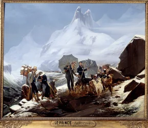 Paysage de Susten (Alpes suisses)