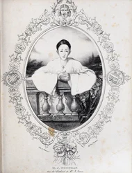 Jean-Gaspard Deburau en Pierrot, 1845