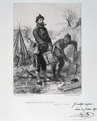 Soldats de la Garde nationale, siège de Paris, 1870-1871