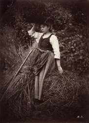 Paysanne, vers 1870