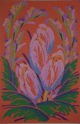 Motif de design floral de 