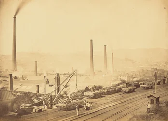 Embranchement et Usines de MM. Pétin et Gaudet à Saint-Chamond
