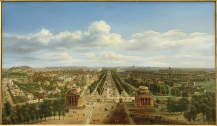 Vue de Paris, prise de l
