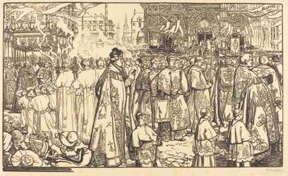Procession de la Fête-Dieu à Nantes