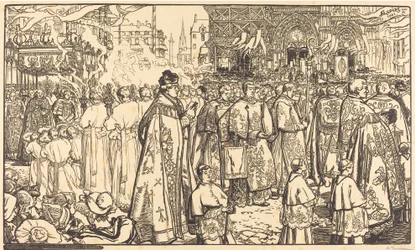 Procession de la Fête-Dieu à Nantes, 1901