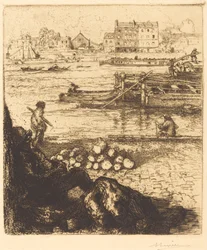 Le débardeur, quai de La Gare