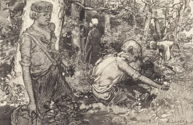 La cueillette du muguet