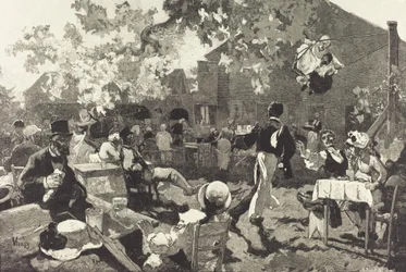 Le Cabaret du Coq de Bruyère au Bois de Meudon, 1888.