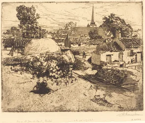 Vue de St.-Jean-de-Mont, Vendée
