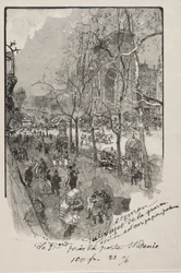 Les Boulevards, près de la Porte Saint-Denis